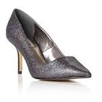 Pewter ladies shoes