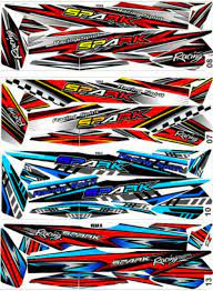 Cukup sampai disini informasi mengenai pola stiker yama… Sticker Striping Variasi Racing Vega R New B Shopee Indonesia