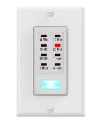 1 hour 15 minutes timer. White 2 Bathroom Fan Auto Shut Off 1 2 4 8 Hour Preset Countdown Wall Switch Timer Wall Switches Tools Home Improvement Mhiberlin De