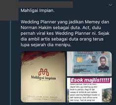 Polisi terus mendalami kasus penipuan calon pengantin di cianjur, jawa barat, setelah memanfaatkan jasa penyelenggara pernikahan atau wedding organizer. Residumawar