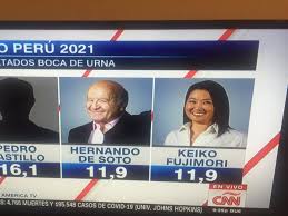 Flash electoral de américa televisión e ipsos perú da como resultado que keiko fujimori, candidata de fuerza popular obtuvo 50.3% y pedro castillo, candidato de perú libre logró un 49.7%. Elecciones Y Flash Electoral Cnn Muestra Resultados Sin La Foto De Pedro Castillo Foto Elecciones Presidenciales Elecciones Generales Elecciones Generales 2021 Onpe Oficina Nacional De Procesos Electorales Trends El Bocon