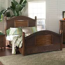 Harborside Queen Complete Bed Wicker Bedroom Sets Wicker Bedroom Furniture Indoor Wicker Furniture