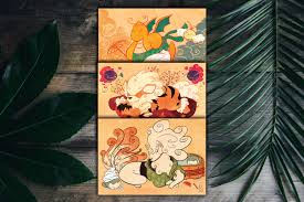Choose Your Pokemon Postcards Dragonite, Arcanine , Ninetales - Etsy