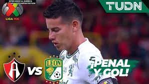 PENAL A JAMES Y YA LO EMPATARON! | Atlas vs León | Liga Mx - CL2025 J2 |  TUDN - YouTube