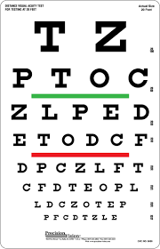 39 Actual Test Your Vision Eye Chart