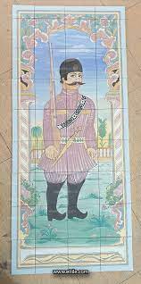 الرسم علی البلاط painting tile painting art