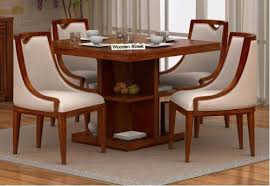 The malaga 4 person rattan outdoor dining set from royalcraft is as practical as it is stylish. 4 Seater Dining Table Set Buy Four Seater Dining Set Online