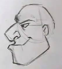 How to draw a cartoon face. Drawing Side Profile Face Drawing Cartoon