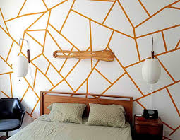 Wall Paint Design Ideas With Tape Red Novocom Top