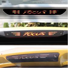 carbon fiber stickers and decals high mounted stop brake lamp light car styling for ford focus 2 3 mk2 mk3 2005 ford focus ford focus accessories carbon fiber