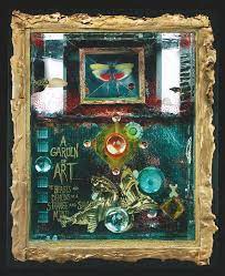 William Harper Case Front For A Garden Of Art 1996 Mixed Media Behind Plexiglas Paper Art Art Jewelry Art