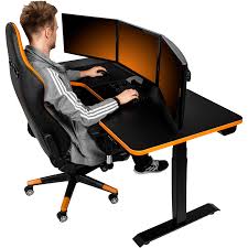 Dxracer newedge gaming computer desk. Pc Gaming Desk The Leetdesk Height Adjustable Customizable