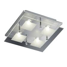 Modern bathroom ceilings are taking a whole new shape, thanks to the latest technology and astounding creativity of professional designers. 4 Light Contemporary Glass Ceiling Light