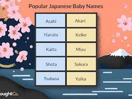 You can also view all japanese names, or all names starting with r. Popular Japanese Baby Names