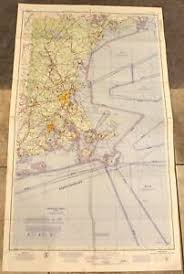 Details About Vintage Sectional Aeronautical Chart Boston Mass 1961