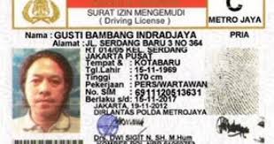 .surat ijin mengemudi (sim) baru maupun perpanjangan surat ijin mengemudi (sim), golongan paspor dan visa dinas atau kartu izin tinggal sementara (kitas) bagi yang bekerja sebagai tenaga. Surat Izin Mengemudi Diusulkan Sim Penjenjangan Gridoto Com