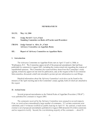 1- MEMORANDUM DAT E: Ma y 1 4 , 2 0 0 4 T O: J u d g e Da v id F . L e v i,  C h a ir Standing C om m ittee