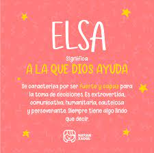 Significado Del Nombre Elsa