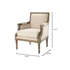 Home Decorators Collection Miria Carre Natural Upholstered Accent Chair 9947600180 The Home Depot In 2020 Accent Chairs Upholstered Accent Chairs Chair