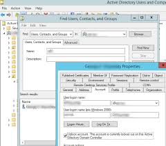 Then use the new admin account to unlock windows server 2012/r2 on your server computer. How To Unlock User Account In Active Directory Domain Theitbros