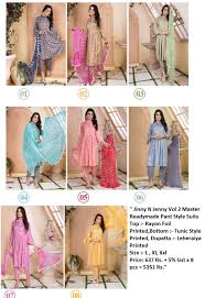 Jinny N Jenny Vol 2 Master Readymade Pant Style Suits