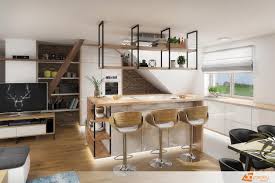 modern kitchen island
