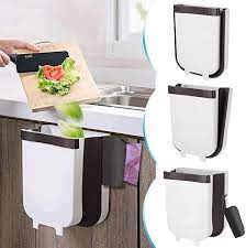 Dutison Pattumiera Cucina Pattumiera Sospesa Pieghevole 9l Con Organizer Per Sacco Della Spazzatura Protezione Ambientale Patt Cucine Marrone Barattoli Cucine