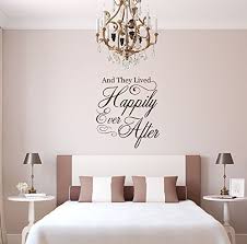 And they lived happily ever after. And They Lived Happily Ever After Quote Wedding Couple Vinyl Wall Decal Customvinyldecor Com