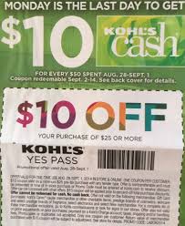 10 off 25 kohl s yes p coupon in