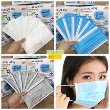Hộp 50 cái khẩu trang y tế 4 lớp Long Hưng kháng khuẩn phòng chống dịch  bệnh và khói bụi hiệu quả nhiều màu lựa chọn cotienshop87