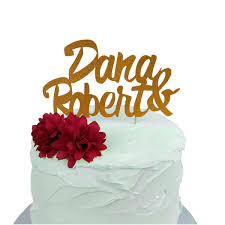 Cake toppers that are personalised for all special occasions. Cake Topper Hochzeit Personalisiert Name In Verschiedenen Farben