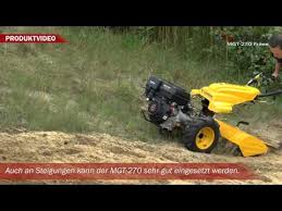 6 Motorgeratetrager Jansen Mgt 270 Mit Bodenfrase Youtube Einachser Schlepper Motor