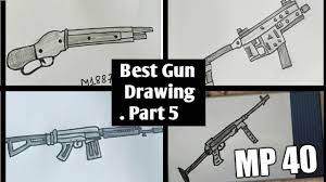 Flying bullet stock vector illustration of performance 49747519. How To Draw M1887 Vector Parafal And Mp 40 Gun Of Free Fire Best Of Shn Best Art Ep 5 Youtube
