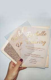 Rose Gold Foil Wedding Invitations Gravure Printing Vellum Wedding Invitations Luxury And Romantic Wedding Invitations Spring Summer Fall Winter Elegant Foil Wedding Invitations Gold Foil Wedding Invitations Wedding Invitations
