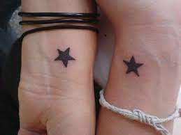Couple Tattoo Star Tattoo On Wrist Star Tattoos Matching Tattoos