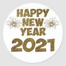Happy new year sticker is a great way to show off your support for your favorite team, or to add some team spirit to your home, office, business or any other place you want to make sure you are always repping your new york state on your mississippi state bulldogs in the u. Happy New Year 2021 Classic Round Sticker Zazzle Com In 2021 Happy New Year Stickers Happy New Year Pictures Happy New Year Cards