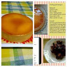1/4 cawan gula + 1 sudu besar gula. Puding Gula Hangus Cake Recipes Pudding Desserts Desserts