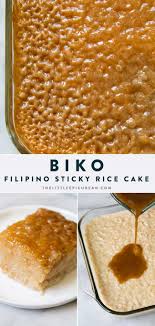 Biko Filipino Sticky Rice Cake In 2020 Filipino Food Dessert Asian Desserts Sticky Rice Cakes