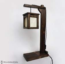 Light serves us by enhancing everything around it, while it is often neglected itself. Lantern Style Table Lamp Wood Craft Lamp And Rice Paper Etsy Wooden Table Lamps Table Lamp Wood Lamp