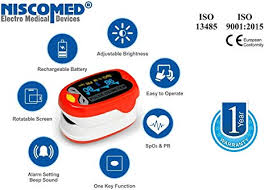 buy niscomed new premium quality fingertip pulse oximeter