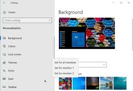 Whatever it turns out to be, it doesn't really matter—you can change it later if you really have to. How To Set A Different Wallpaper On The Second Monitor In Windows 10