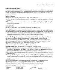 To learn how to write a play review, example texts and brief guidelines are what you need (go to other link to check out the complete guide)! Play Review Outline