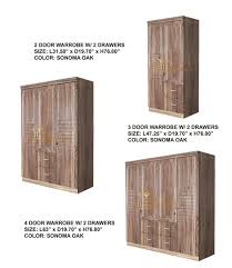 2800 x 2070 x 8 mm 2800 x 2070 x 19 mm format. Sonoma Oak Finish Wardrobe Furniture Home Living Furniture Shelves Cabinets Racks On Carousell