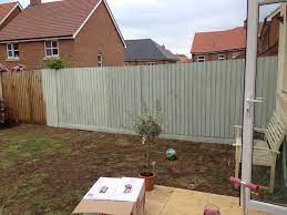 It took 3 coats and it's now very cream. First Coat Cuprinol Fresh Rosemary Garden Fence Paint Cuprinol Garden Shades Front Garden