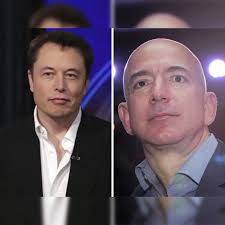elon musk: Musk says 'time to break up Amazon,' fueling feud with Bezos