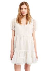 Anna Sui For Opening Ceremony Sequin Embroidered Baby Doll Dress Opening Ceremony Coral Maxi Dresses Dresses Clothes For Women