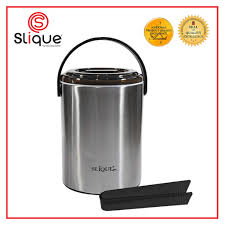 Ice bucket, hokeki stainless steel insulated double wall bar ice bucket set, included lid, tongs and strainer keeps ice cold & dry, great for home bar, chilling beer, champagne and wine (silver). Slique Premium Insulated Ice Bucket With Ice Tong Shopee Philippines