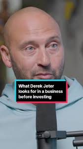 Here’s what #DerekJeter looks for in a #business before #investing. Watch  or listen Thursdays