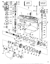 15, 20 right hand rotation standard gear reduction : Mercury 115hp Outboard Parts Diagram Trusted Wiring Diagram