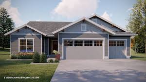 1 Story Craftsman Style House Plan Willow Grove Craftsman Style House Plans Ranch House Plans Garage House Plans